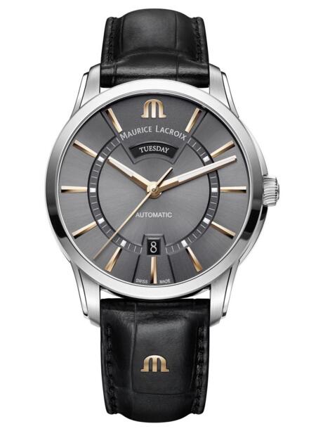 Review Maurice Lacroix Pontos Day Date PT6358-SS001-331-1 men's watches Replica